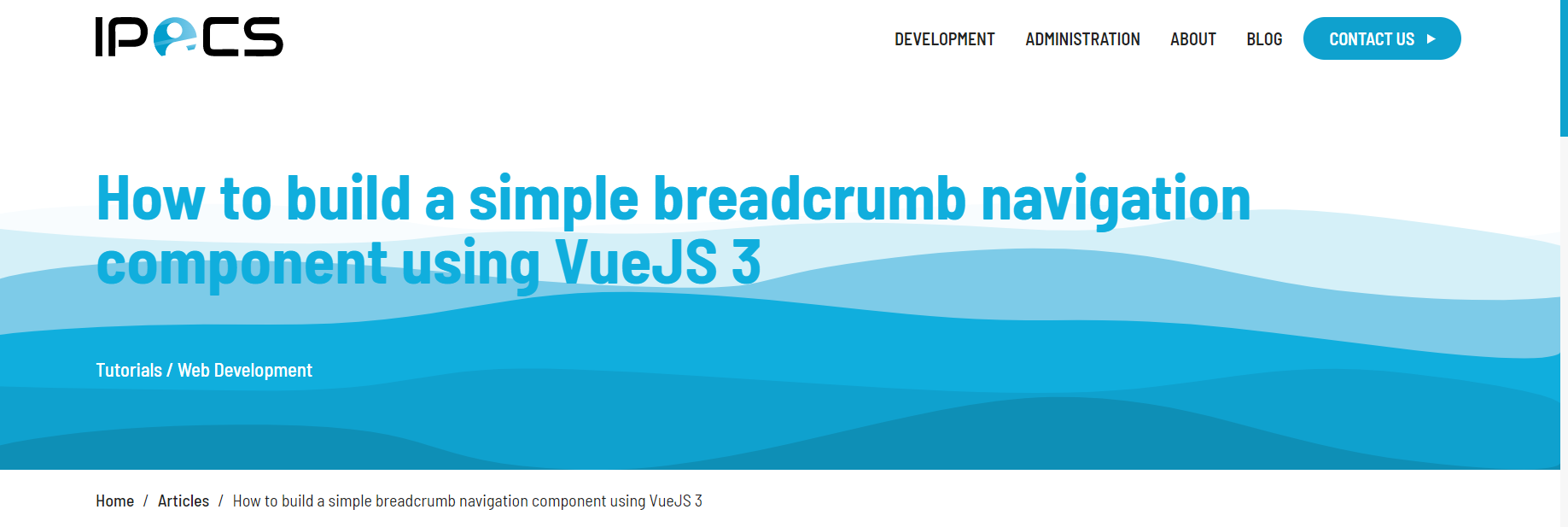 IPOCS Breadcrumbs IPOCS Breadcrumbs